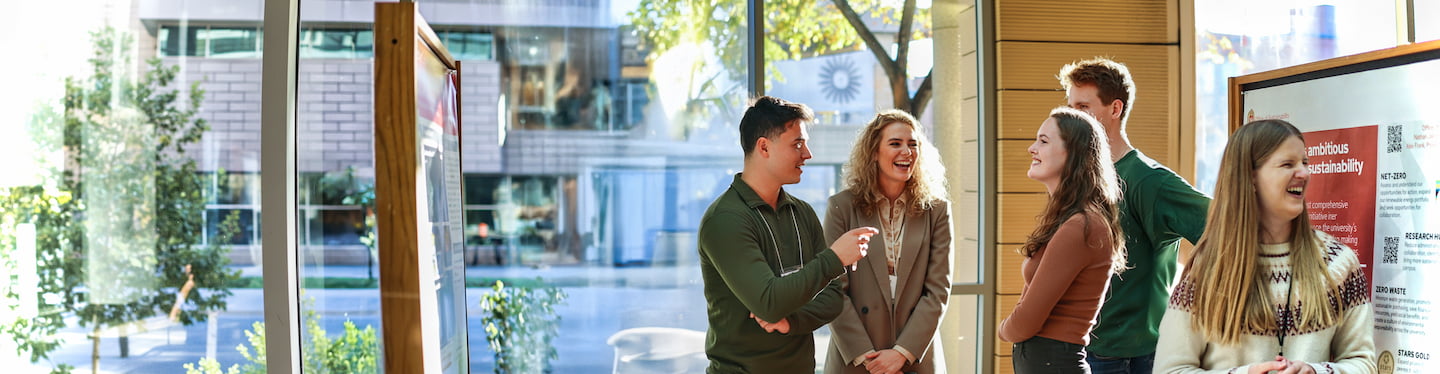 Students on campus