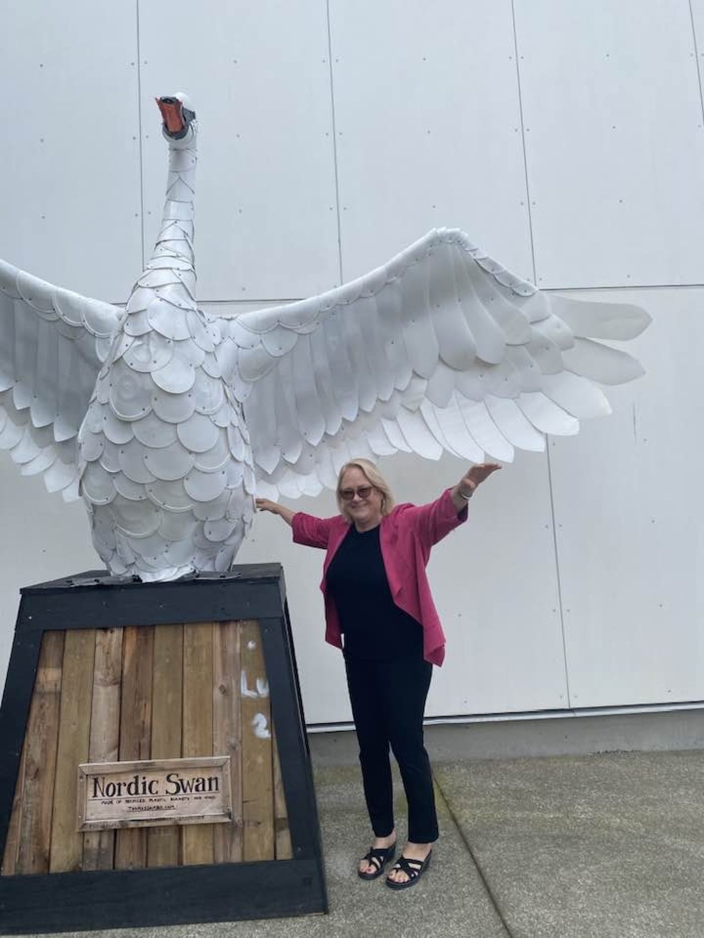 Lotta and swan