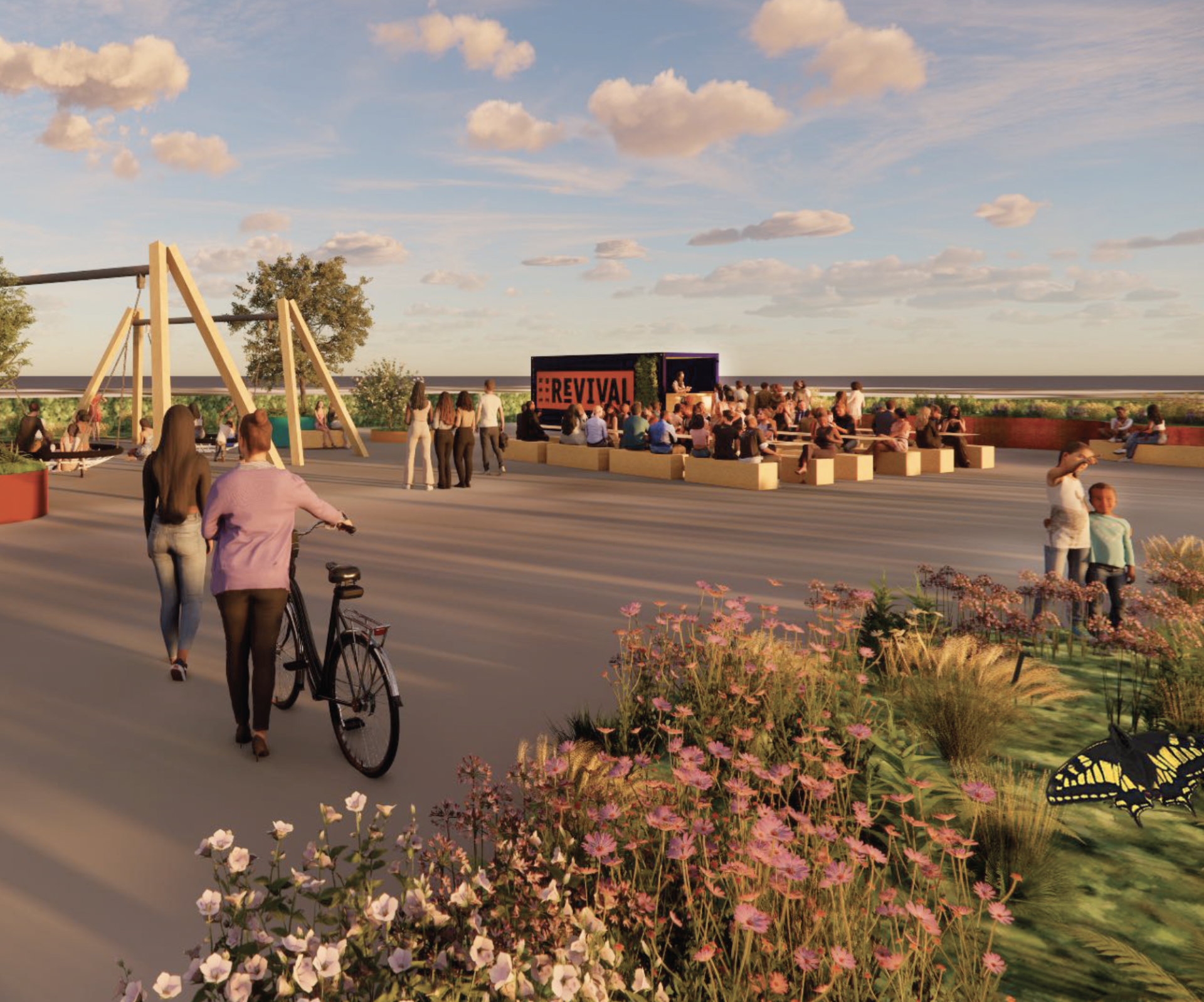 Pop Up Community Center C Ourban Rendering
